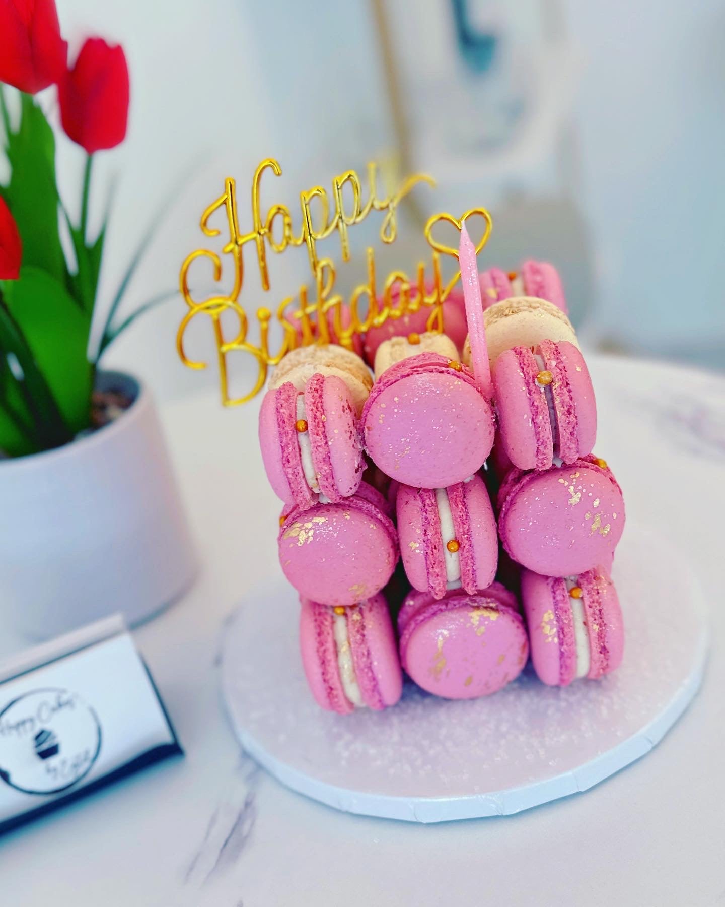 Macarons Cake